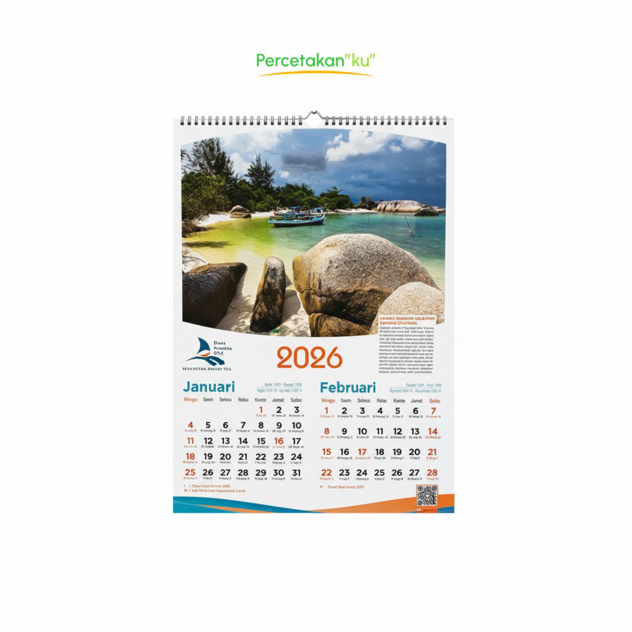 Kalender Dinding Custom Perusahaan